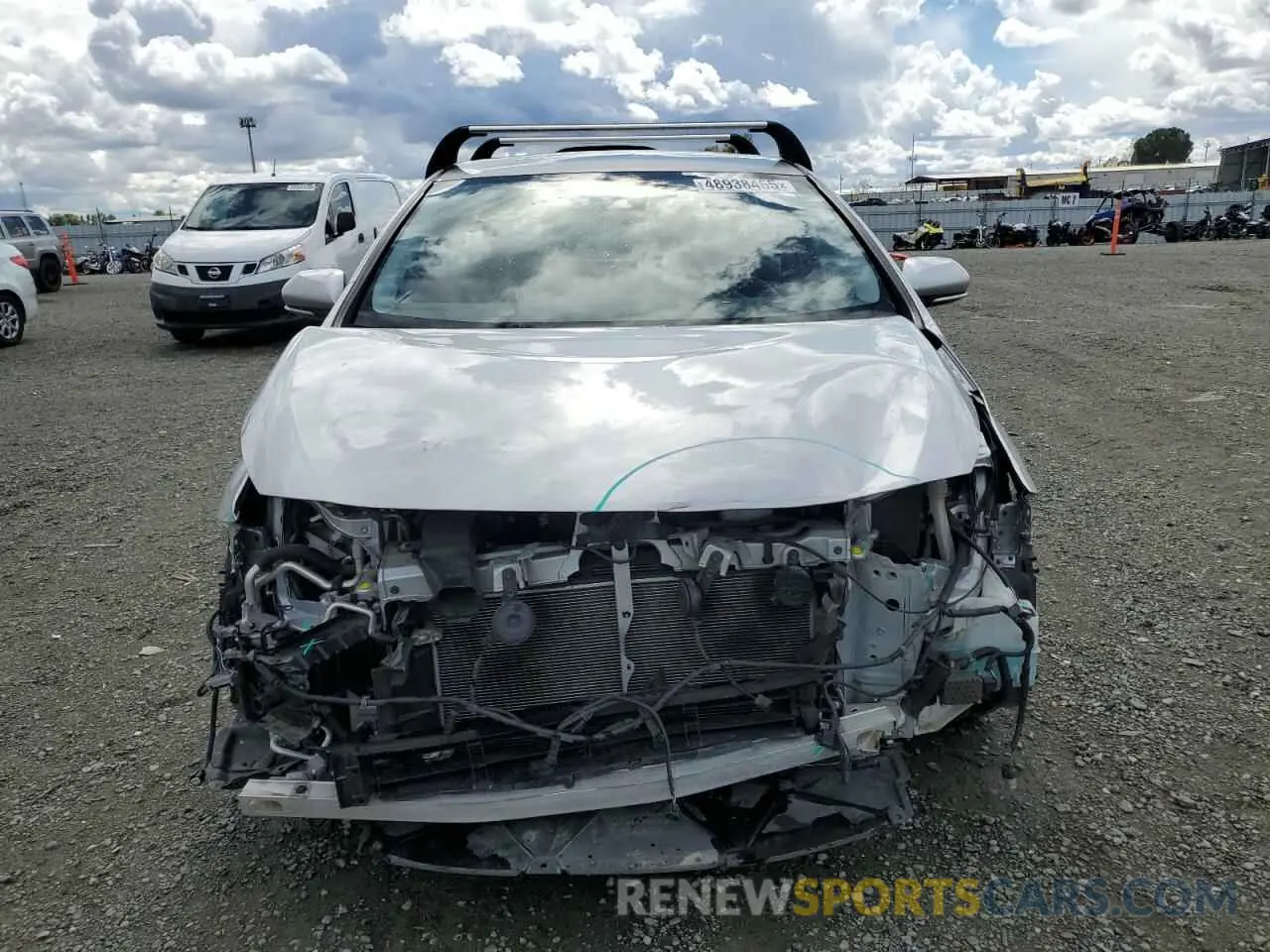 5 fotografías del automóvil dañado JTDKARFP7K3112083 TOYOTA PRIUS 2019
