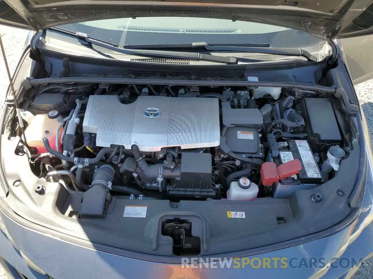 11 fotografías del automóvil dañado JTDKARFP8K3110178 TOYOTA PRIUS 2019