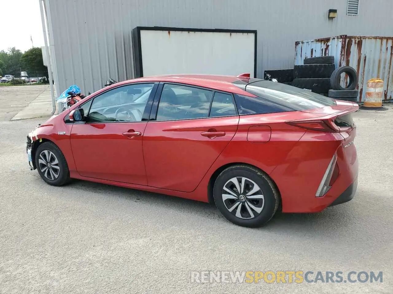 2 fotografías del automóvil dañado JTDKARFP8K3118877 TOYOTA PRIUS 2019