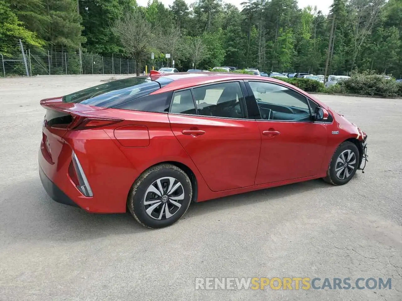 3 fotografías del automóvil dañado JTDKARFP8K3118877 TOYOTA PRIUS 2019