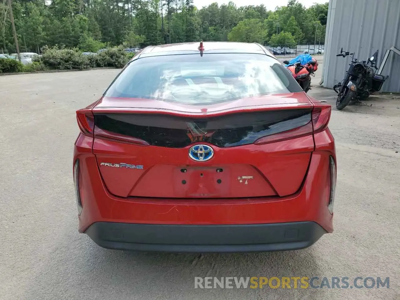 6 fotografías del automóvil dañado JTDKARFP8K3118877 TOYOTA PRIUS 2019
