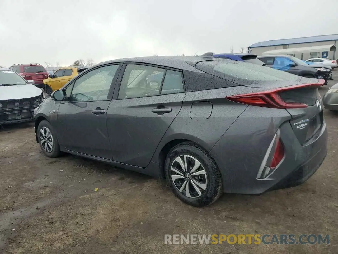 2 fotografías del automóvil dañado JTDKARFP9K3107371 TOYOTA PRIUS 2019
