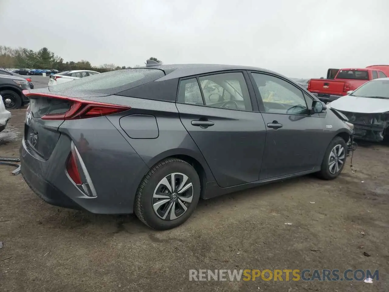 3 fotografías del automóvil dañado JTDKARFP9K3107371 TOYOTA PRIUS 2019