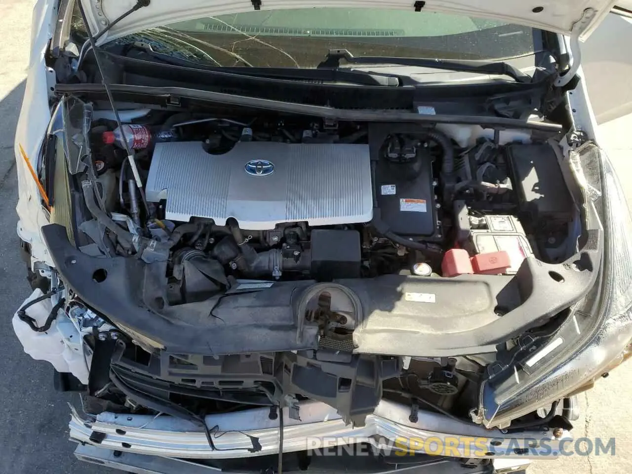 11 fotografías del automóvil dañado JTDKARFU0K3071804 TOYOTA PRIUS 2019