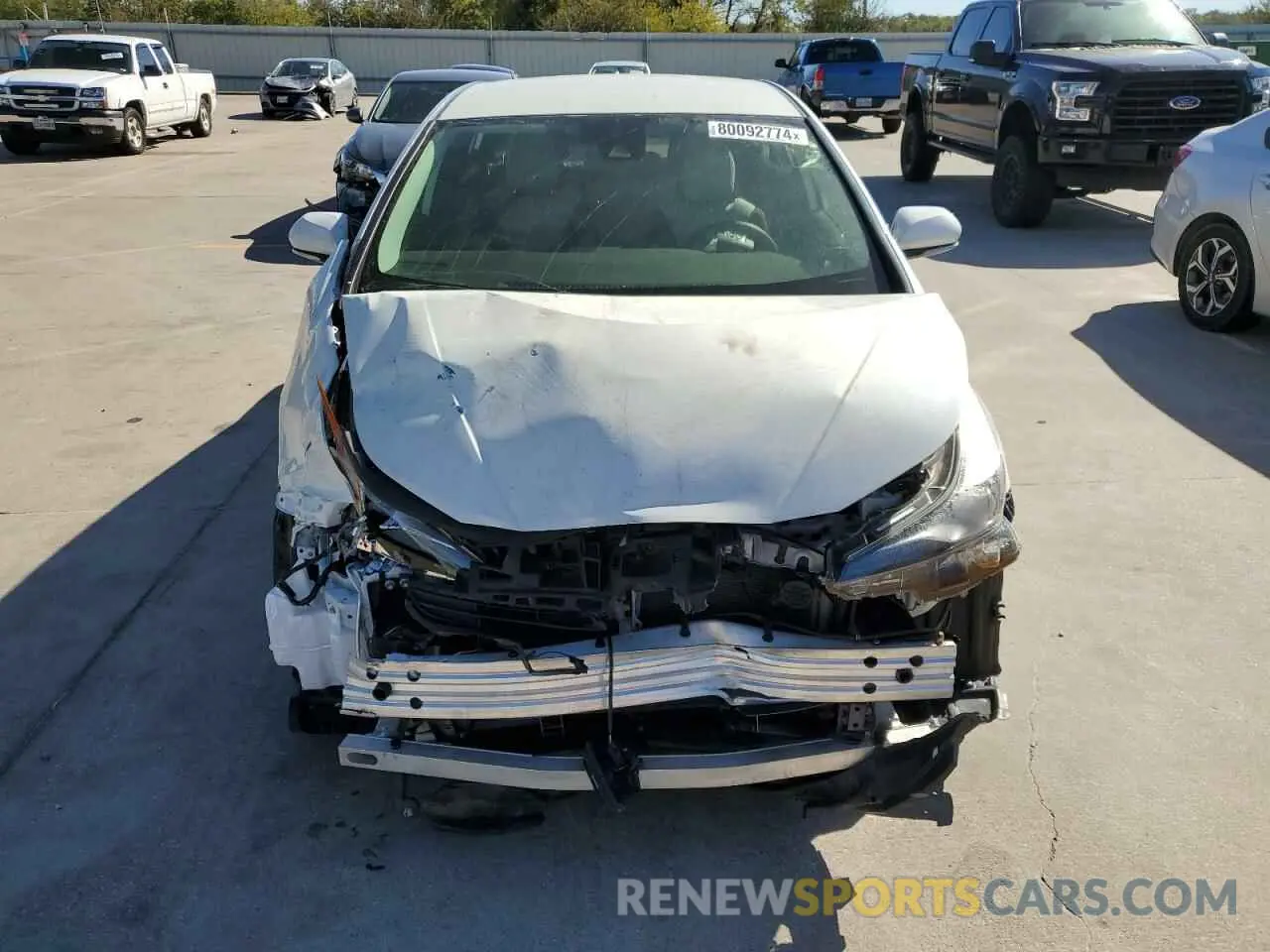 5 fotografías del automóvil dañado JTDKARFU0K3071804 TOYOTA PRIUS 2019
