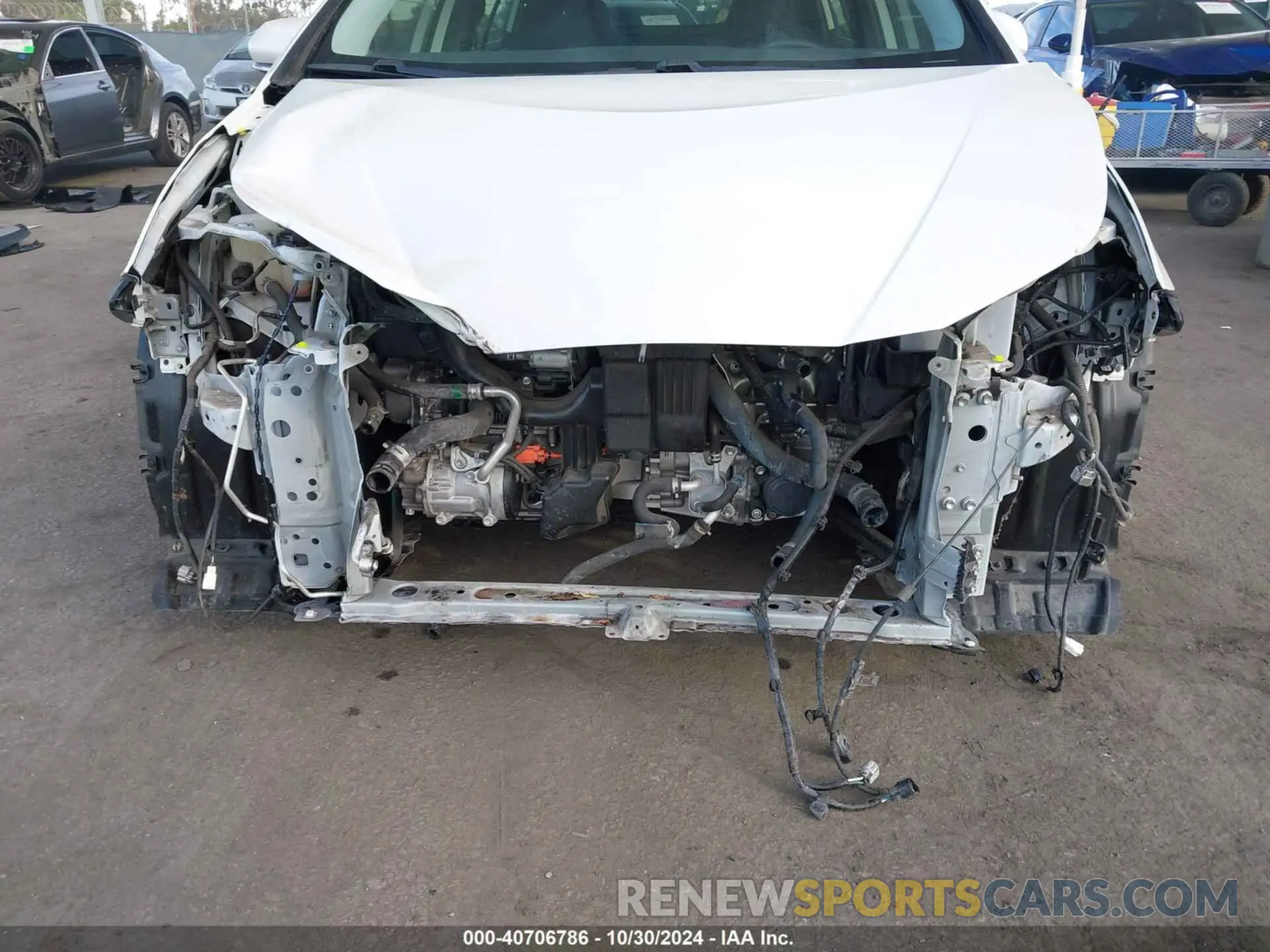 6 fotografías del automóvil dañado JTDKARFU0K3077134 TOYOTA PRIUS 2019
