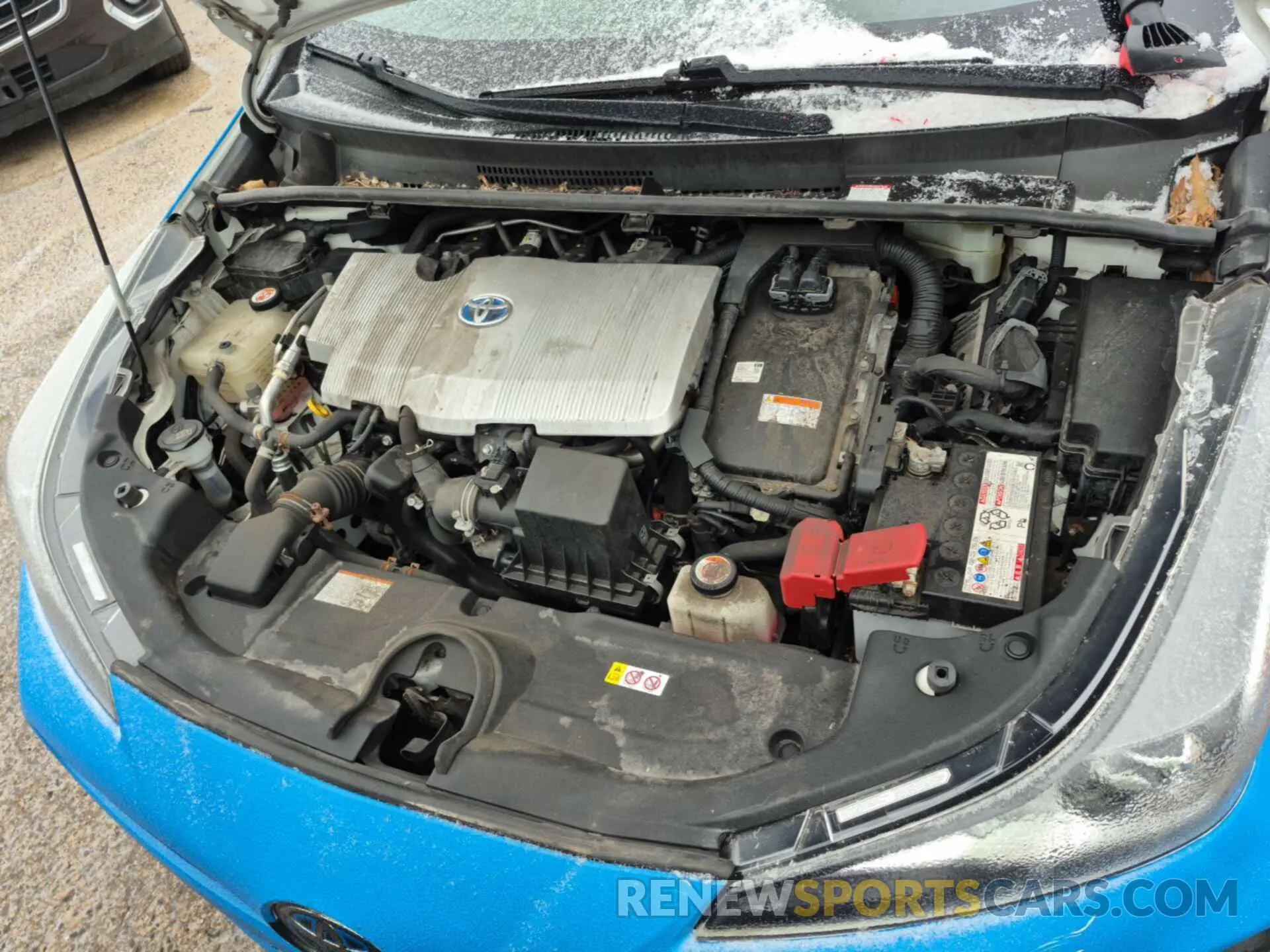 1 fotografías del automóvil dañado JTDKARFU0K3090689 TOYOTA PRIUS 2019
