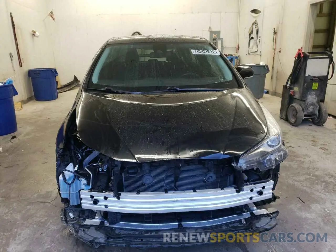 5 fotografías del automóvil dañado JTDKARFU0K3093351 TOYOTA PRIUS 2019