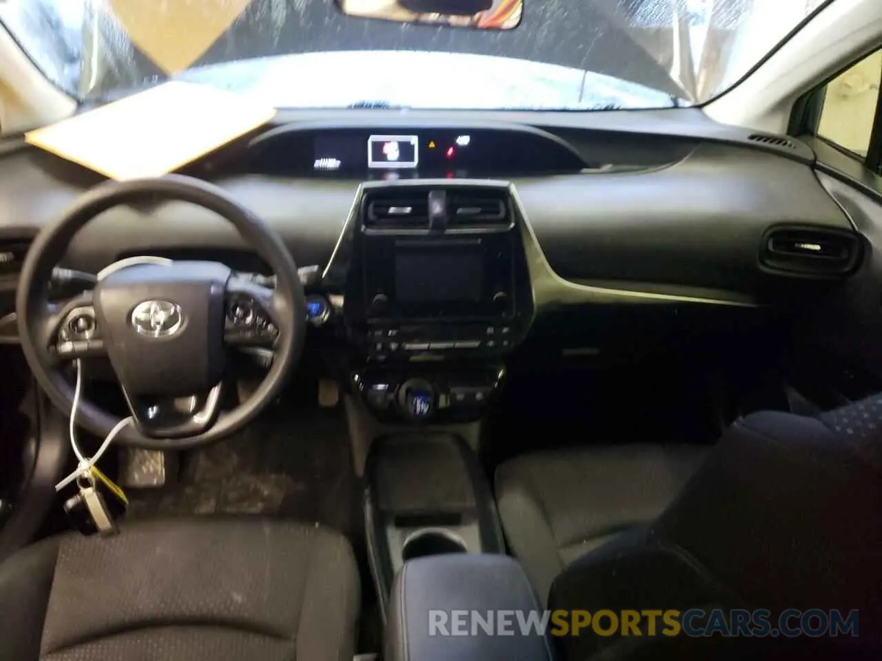 8 fotografías del automóvil dañado JTDKARFU0K3093351 TOYOTA PRIUS 2019