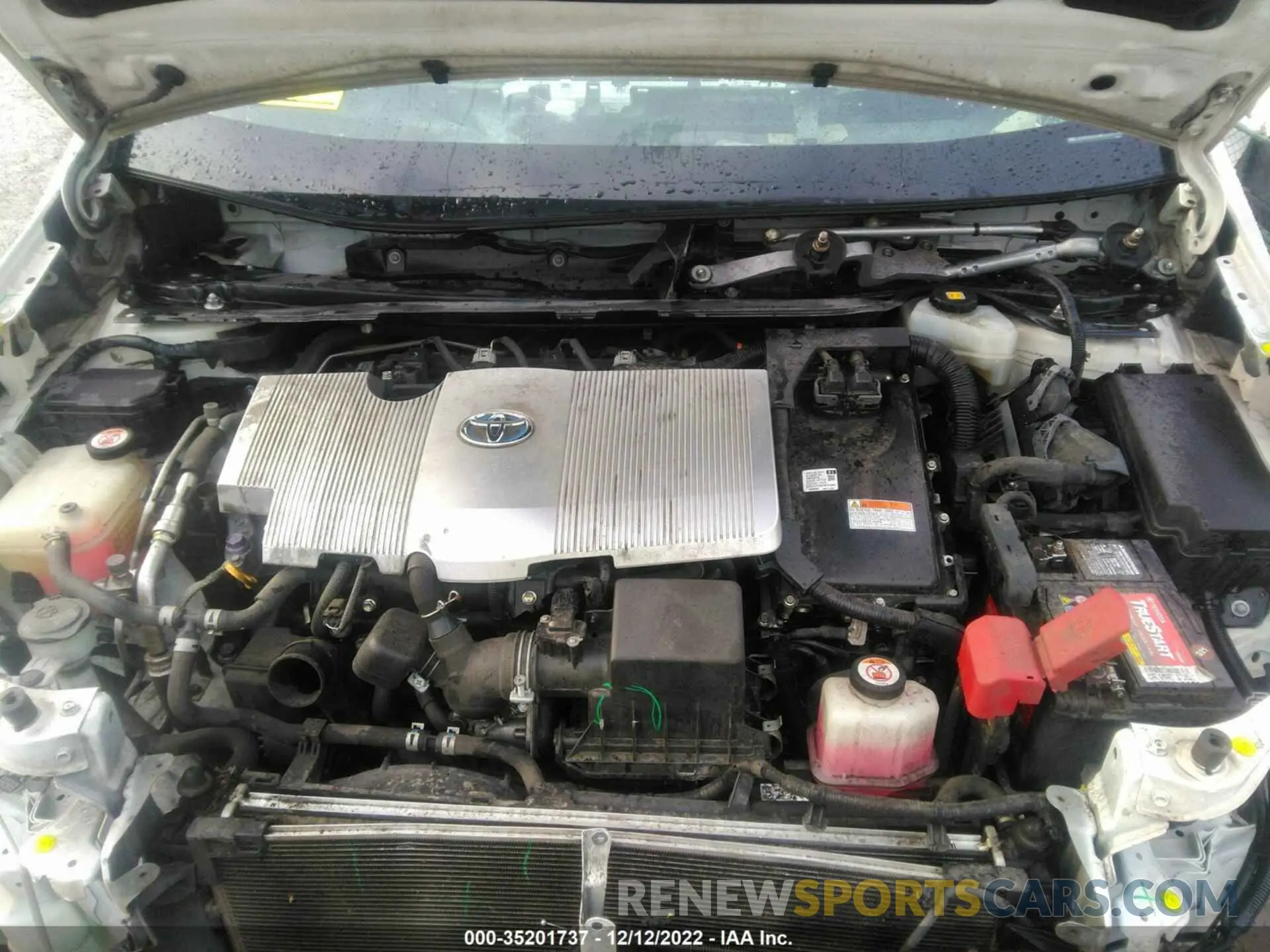10 fotografías del automóvil dañado JTDKARFU0K3096976 TOYOTA PRIUS 2019