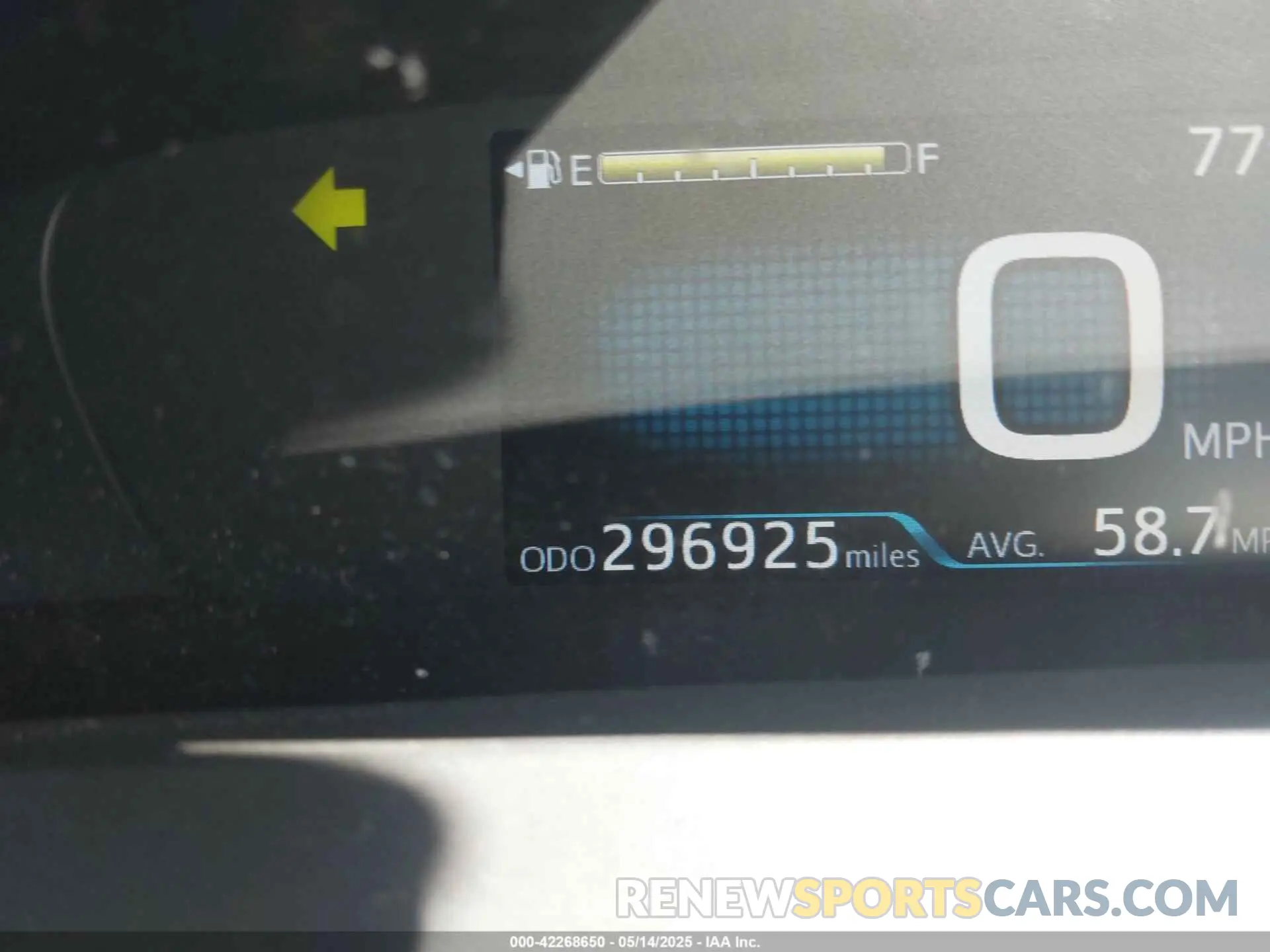 15 fotografías del automóvil dañado JTDKARFU0K3098310 TOYOTA PRIUS 2019
