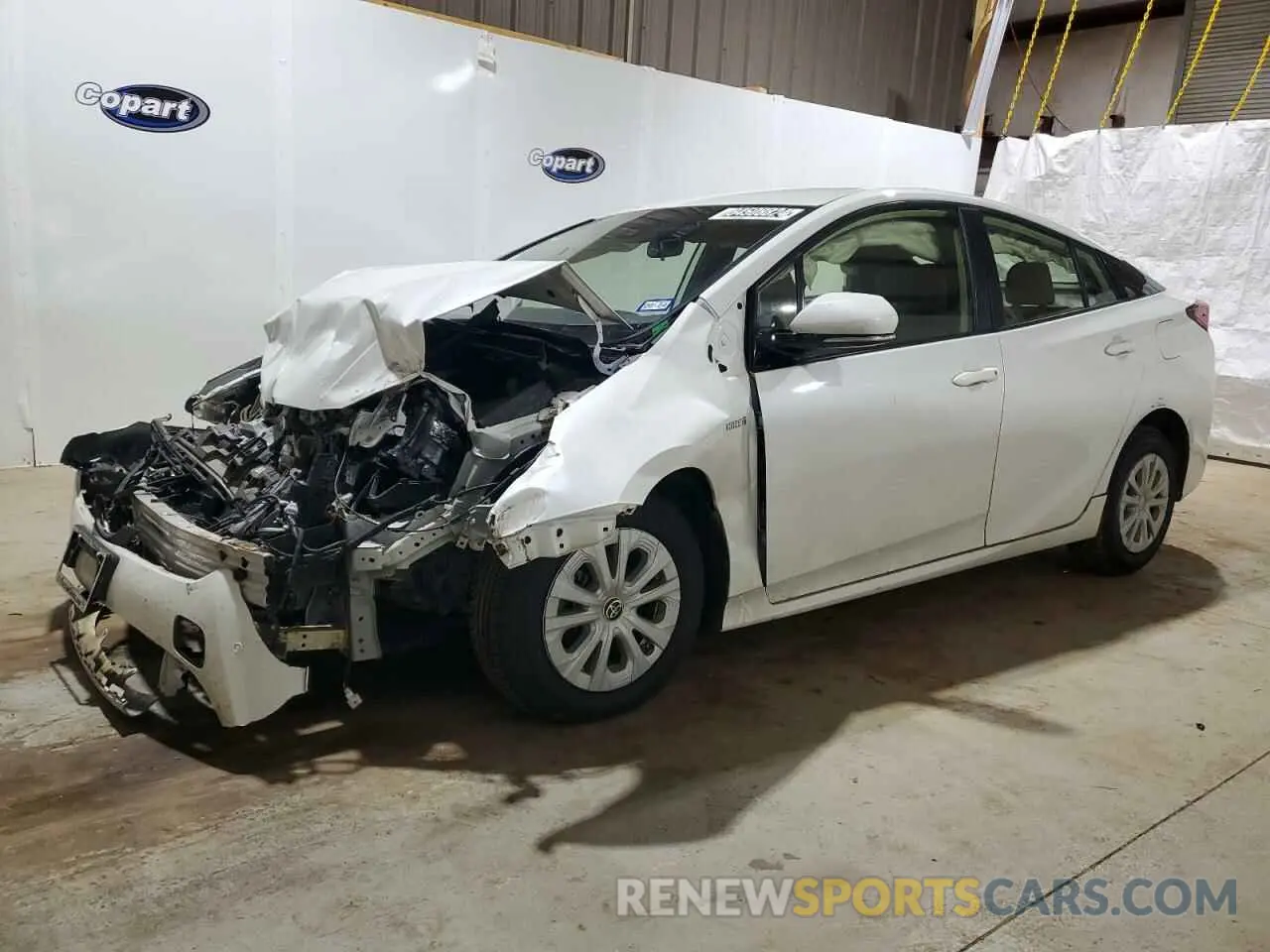 1 fotografías del automóvil dañado JTDKARFU1K3072198 TOYOTA PRIUS 2019