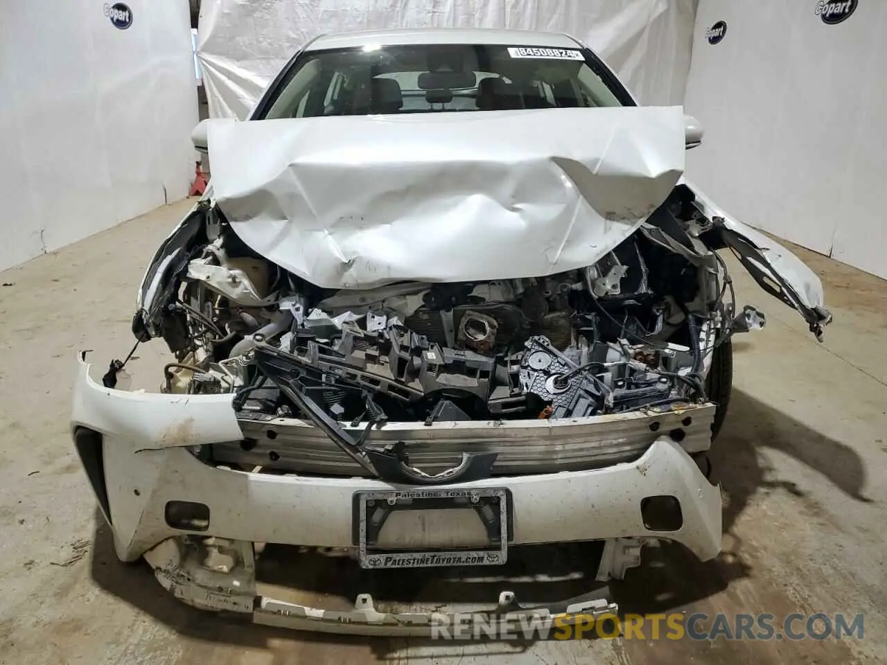 5 fotografías del automóvil dañado JTDKARFU1K3072198 TOYOTA PRIUS 2019