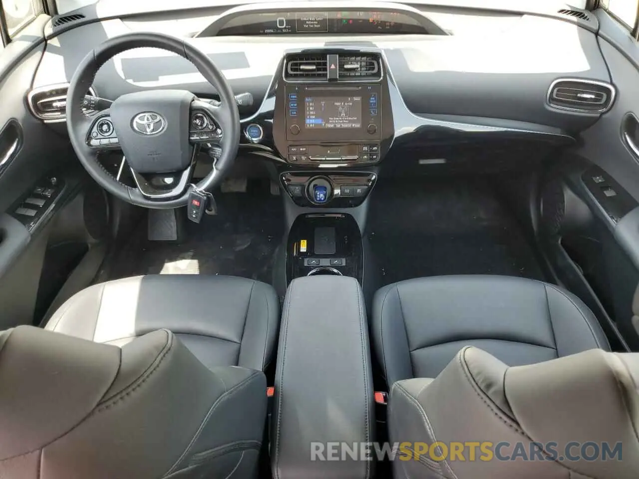 8 fotografías del automóvil dañado JTDKARFU1K3079216 TOYOTA PRIUS 2019