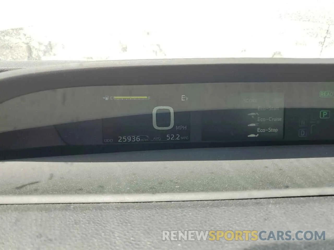 9 fotografías del automóvil dañado JTDKARFU1K3079216 TOYOTA PRIUS 2019