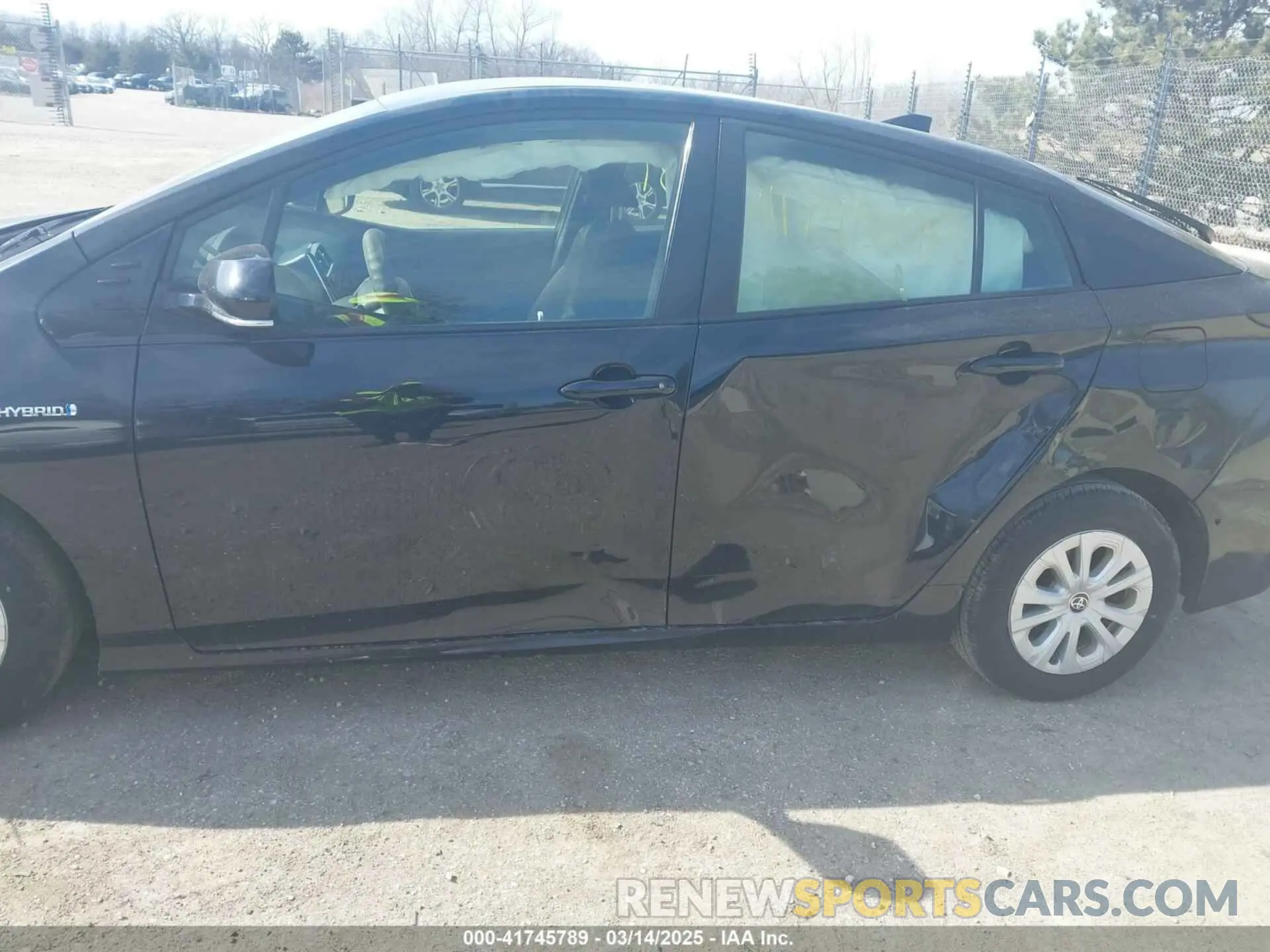 6 fotografías del automóvil dañado JTDKARFU1K3092063 TOYOTA PRIUS 2019