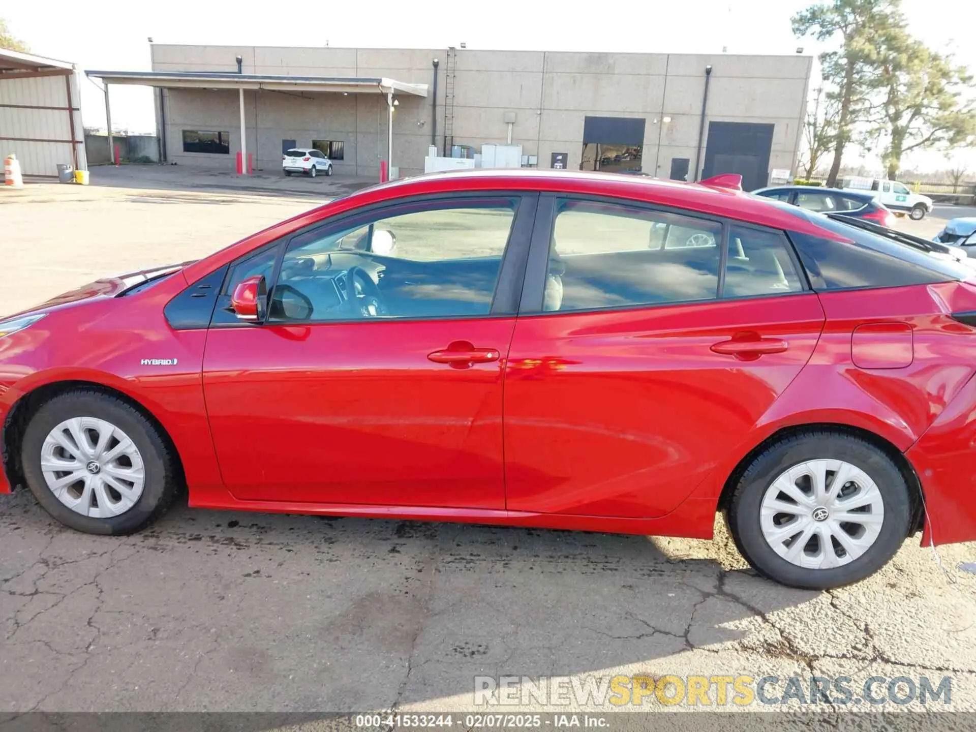 14 fotografías del automóvil dañado JTDKARFU2K3069858 TOYOTA PRIUS 2019
