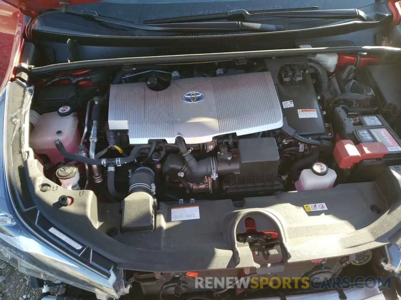 11 fotografías del automóvil dañado JTDKARFU2K3073957 TOYOTA PRIUS 2019