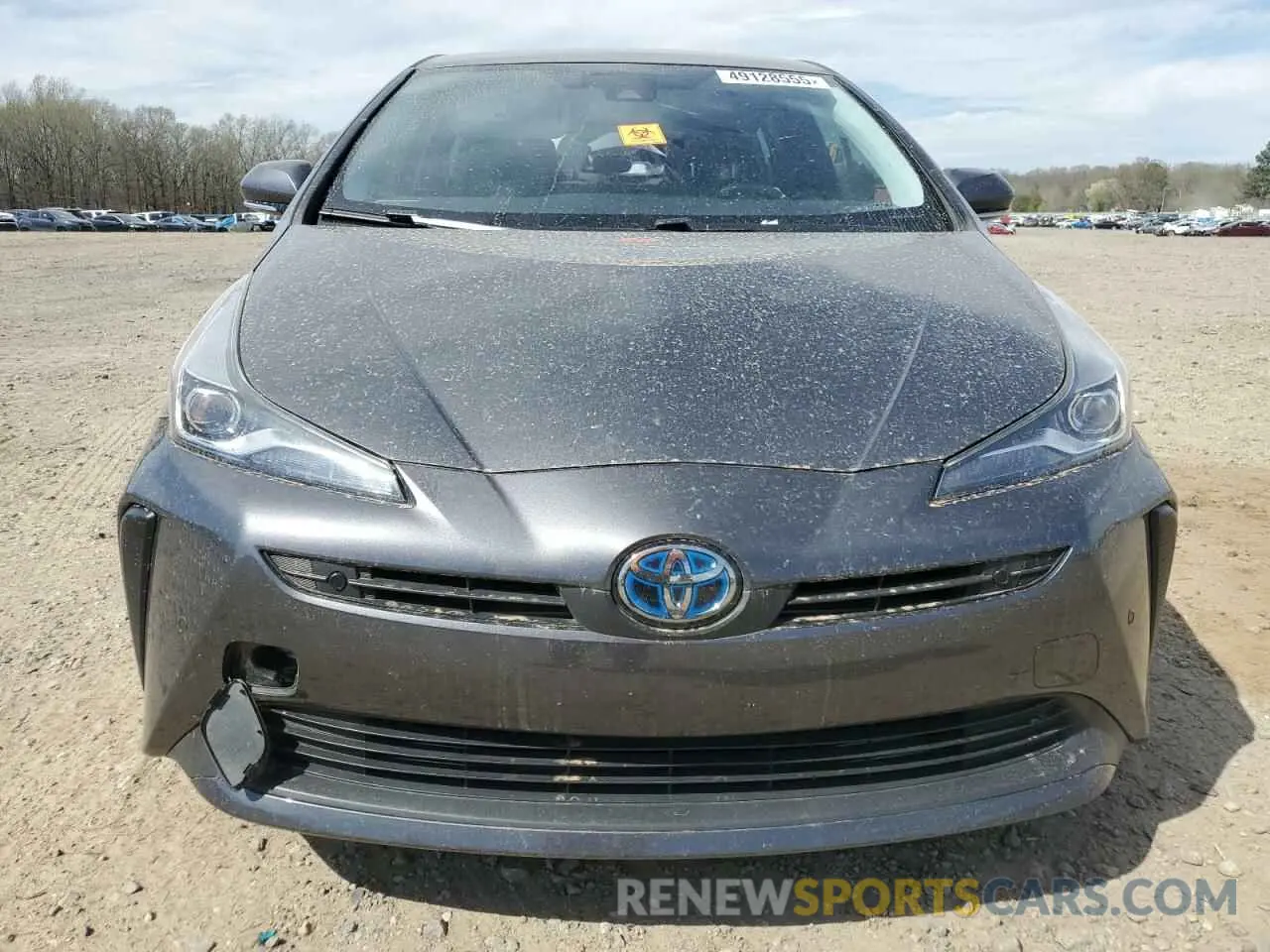 5 fotografías del automóvil dañado JTDKARFU2K3076454 TOYOTA PRIUS 2019