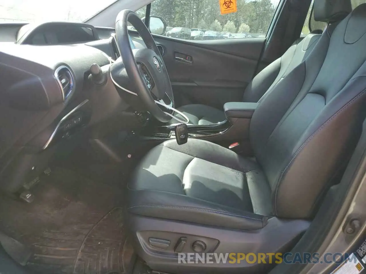 7 fotografías del automóvil dañado JTDKARFU2K3076454 TOYOTA PRIUS 2019
