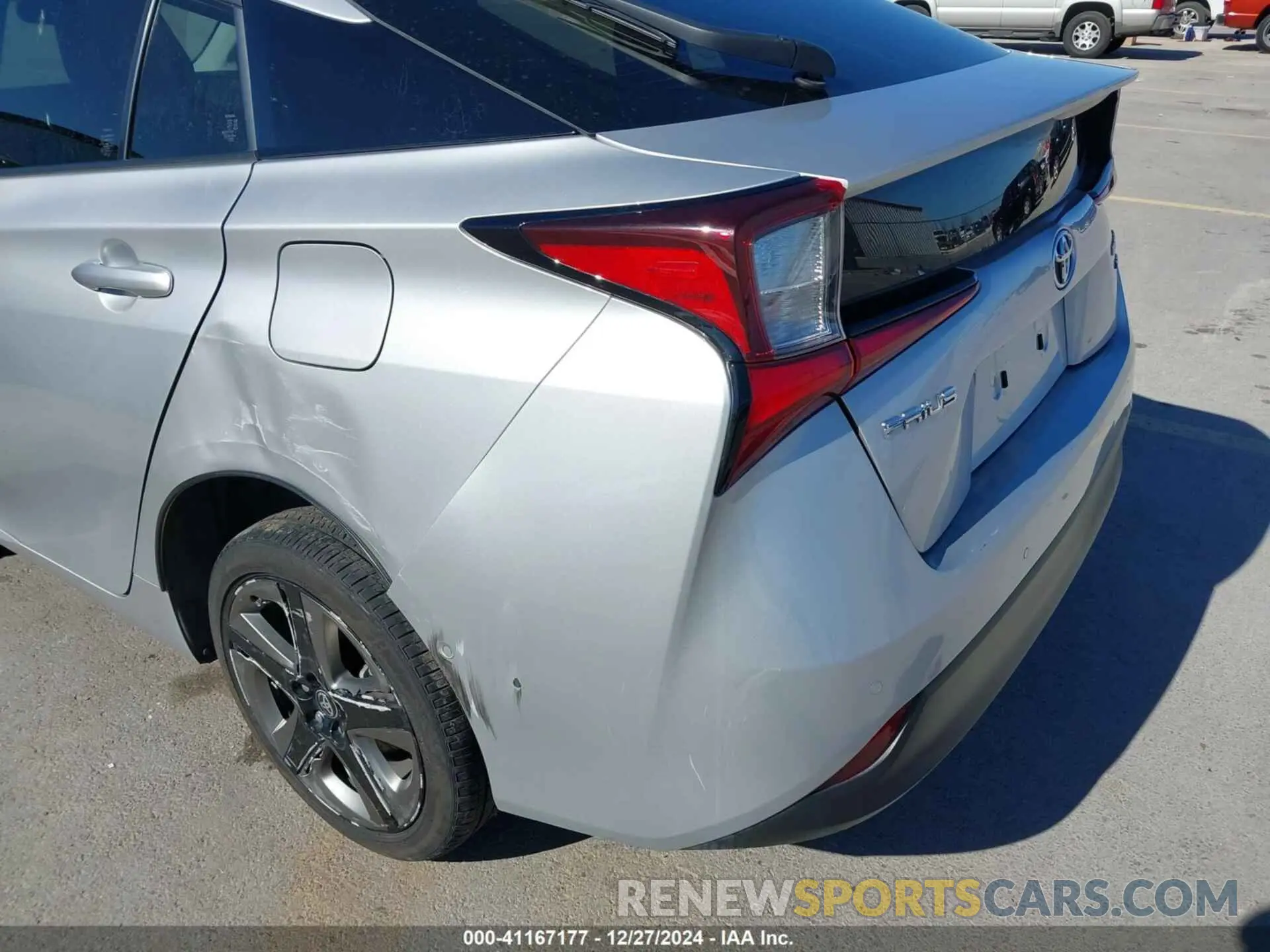 17 fotografías del automóvil dañado JTDKARFU2K3077524 TOYOTA PRIUS 2019