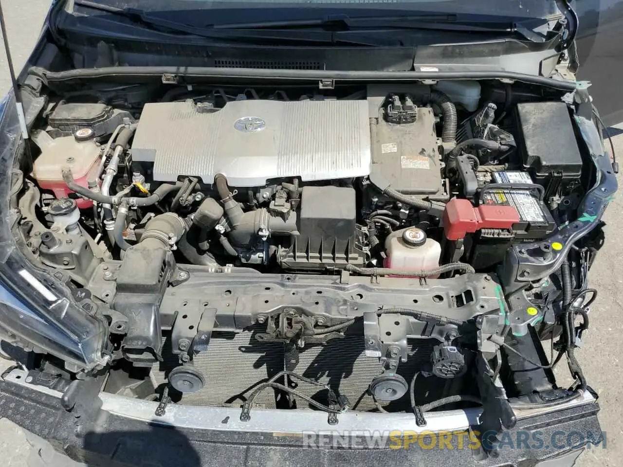 11 fotografías del automóvil dañado JTDKARFU2K3079905 TOYOTA PRIUS 2019