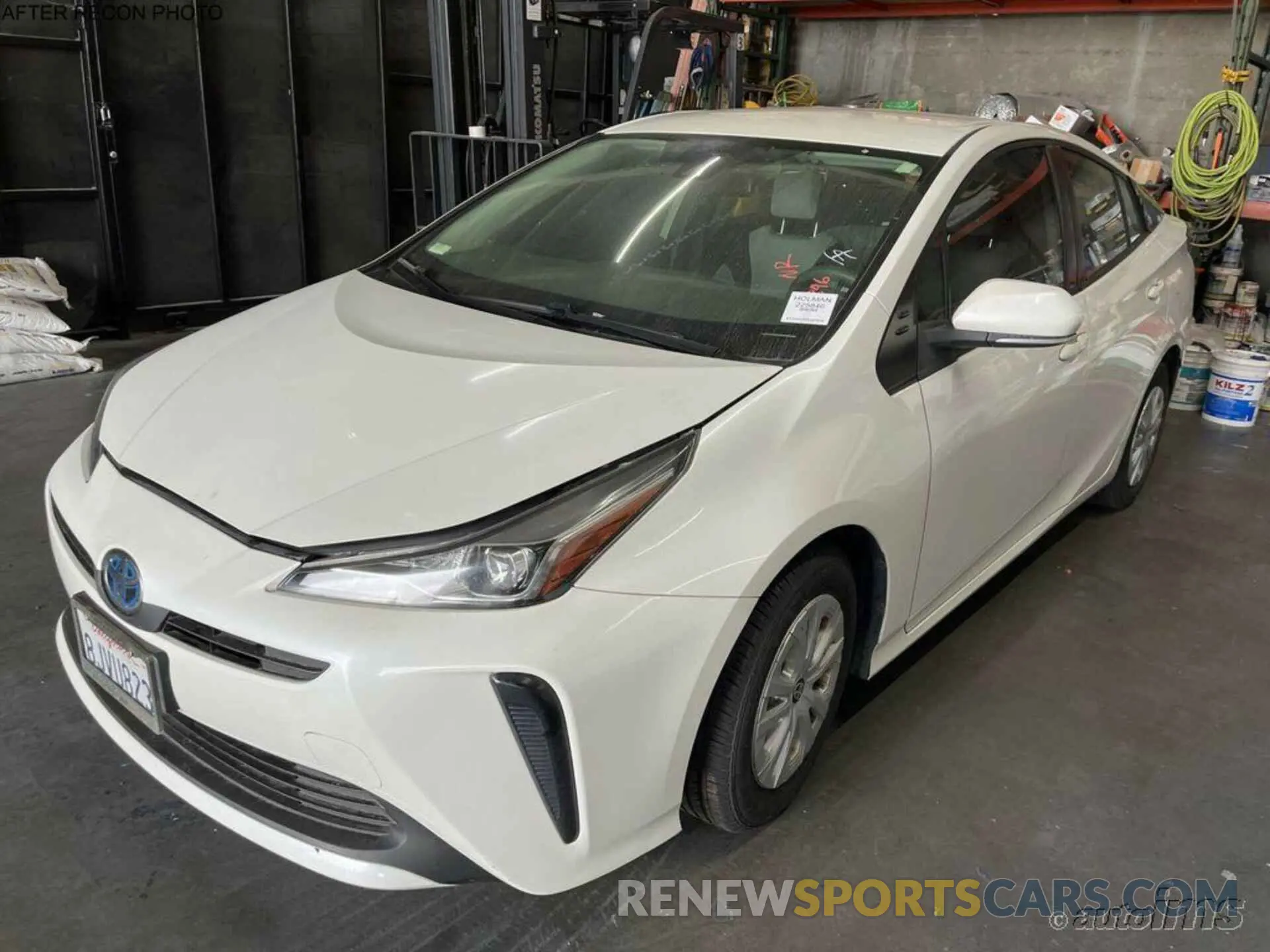 6 fotografías del automóvil dañado JTDKARFU3K3071487 TOYOTA PRIUS 2019