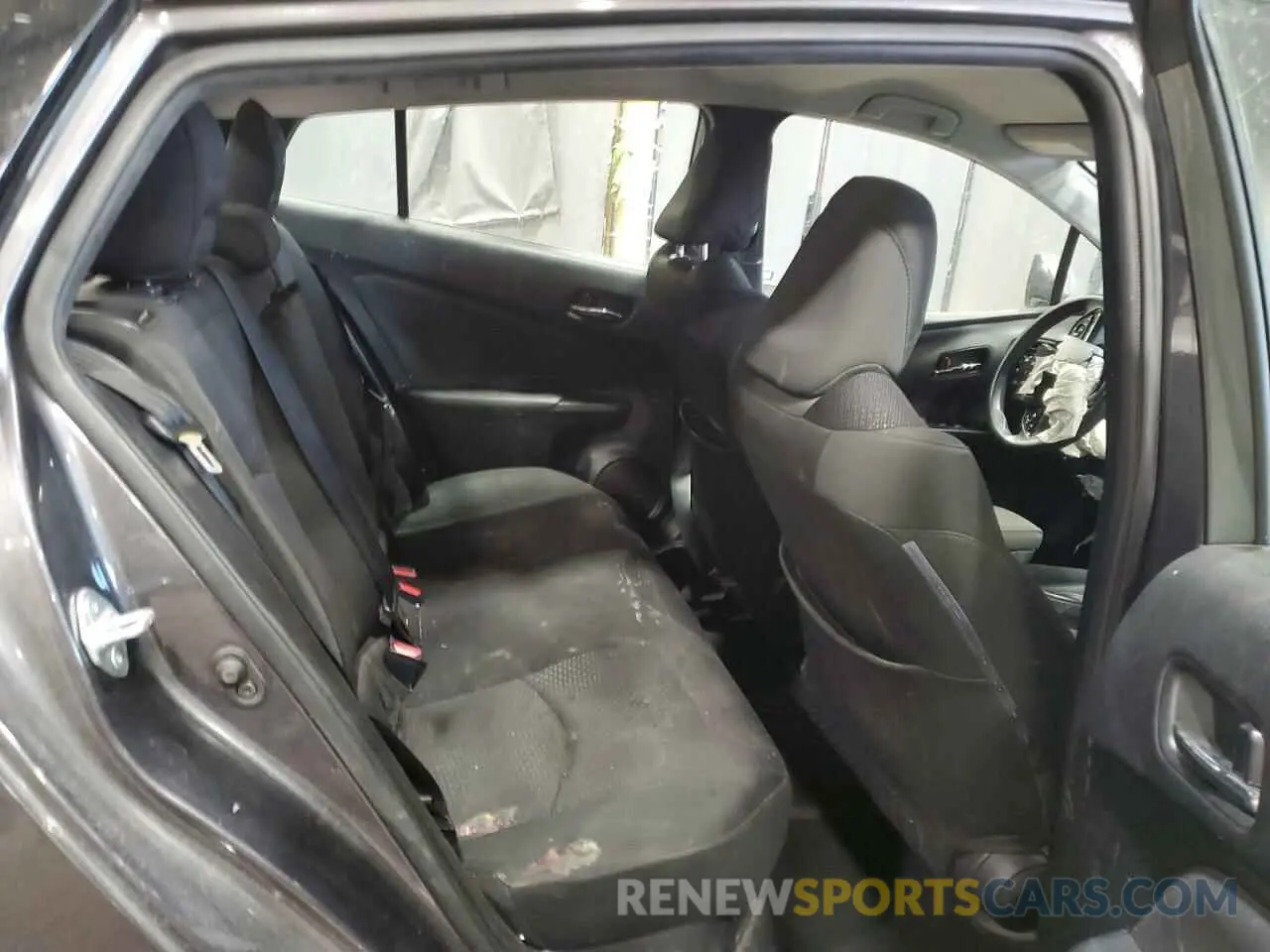 10 fotografías del automóvil dañado JTDKARFU3K3073515 TOYOTA PRIUS 2019