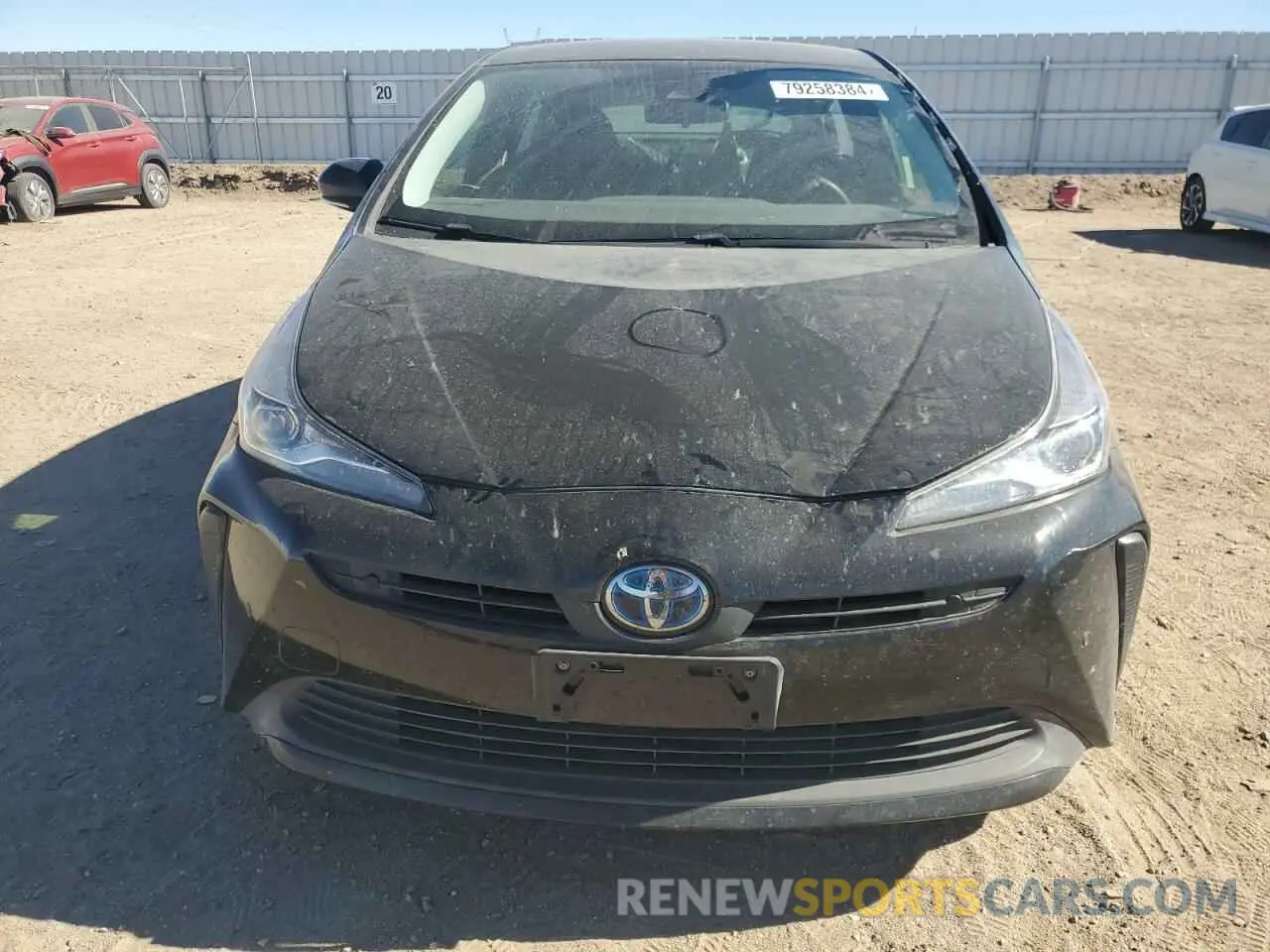 5 fotografías del automóvil dañado JTDKARFU3K3074258 TOYOTA PRIUS 2019