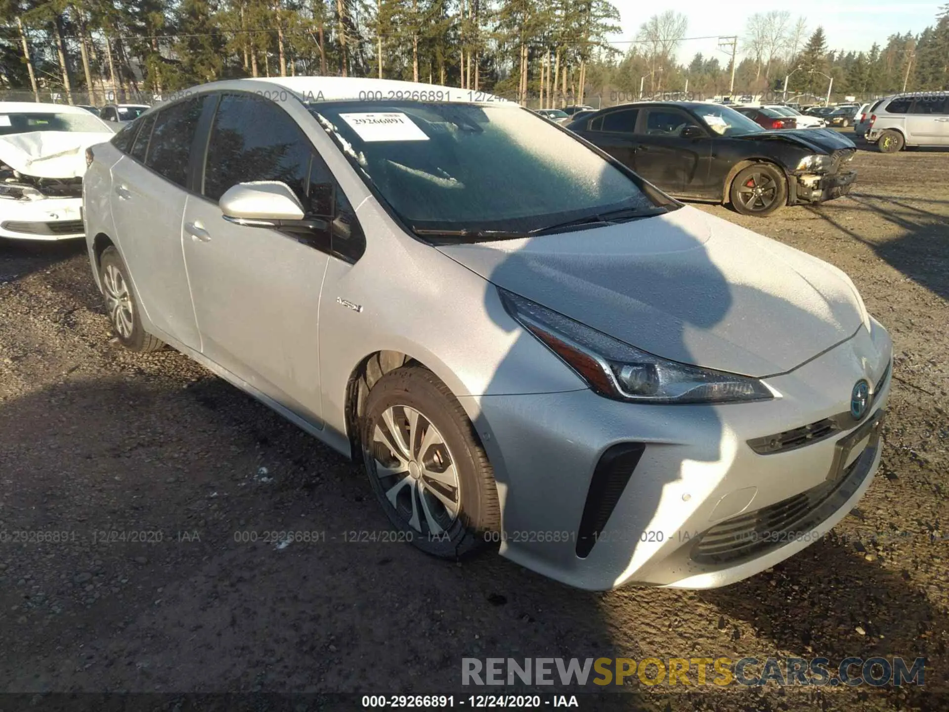 1 fotografías del automóvil dañado JTDKARFU3K3075667 TOYOTA PRIUS 2019