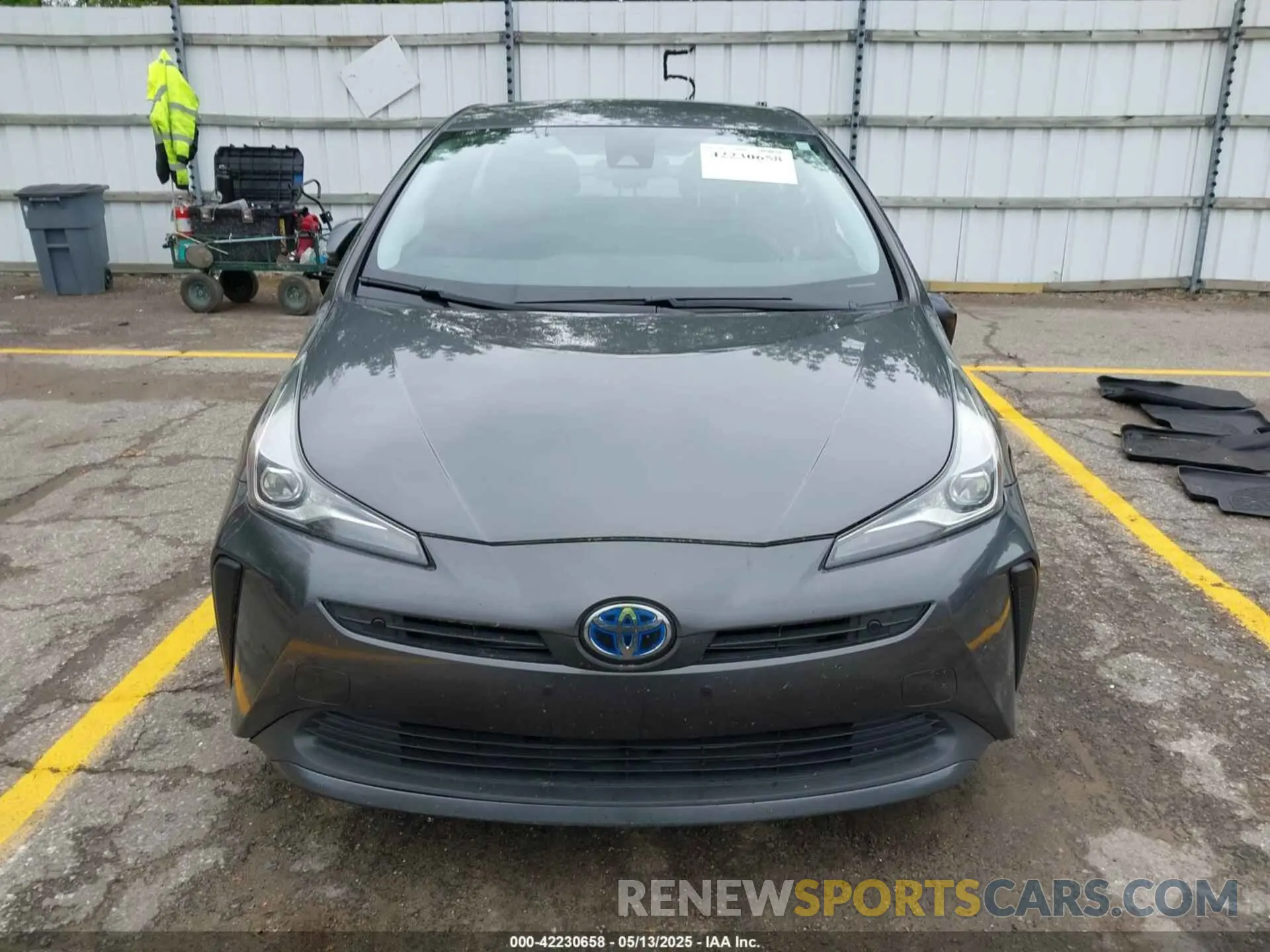 12 fotografías del automóvil dañado JTDKARFU3K3080738 TOYOTA PRIUS 2019