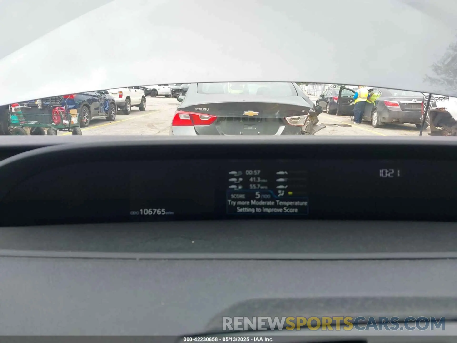 7 fotografías del automóvil dañado JTDKARFU3K3080738 TOYOTA PRIUS 2019