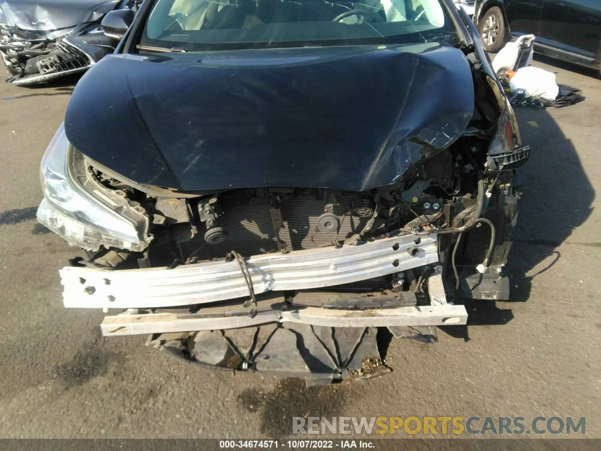 6 fotografías del automóvil dañado JTDKARFU3K3082313 TOYOTA PRIUS 2019
