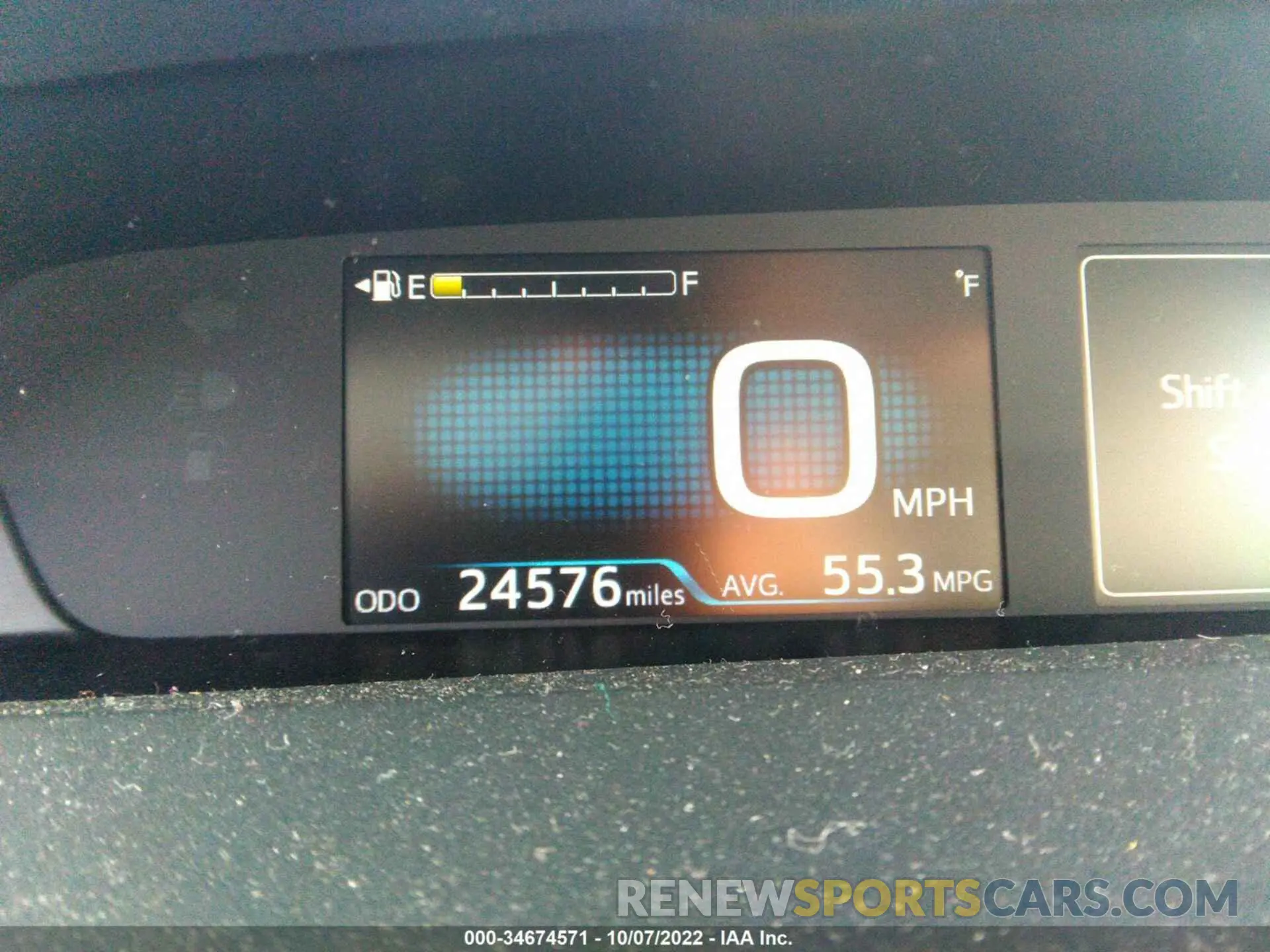 7 fotografías del automóvil dañado JTDKARFU3K3082313 TOYOTA PRIUS 2019