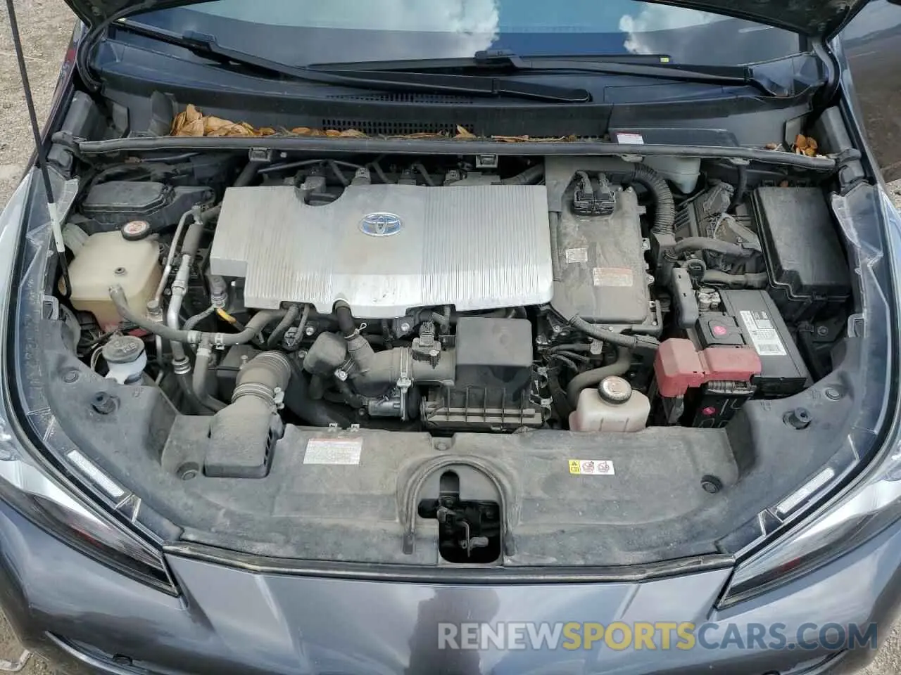 11 fotografías del automóvil dañado JTDKARFU3K3083235 TOYOTA PRIUS 2019