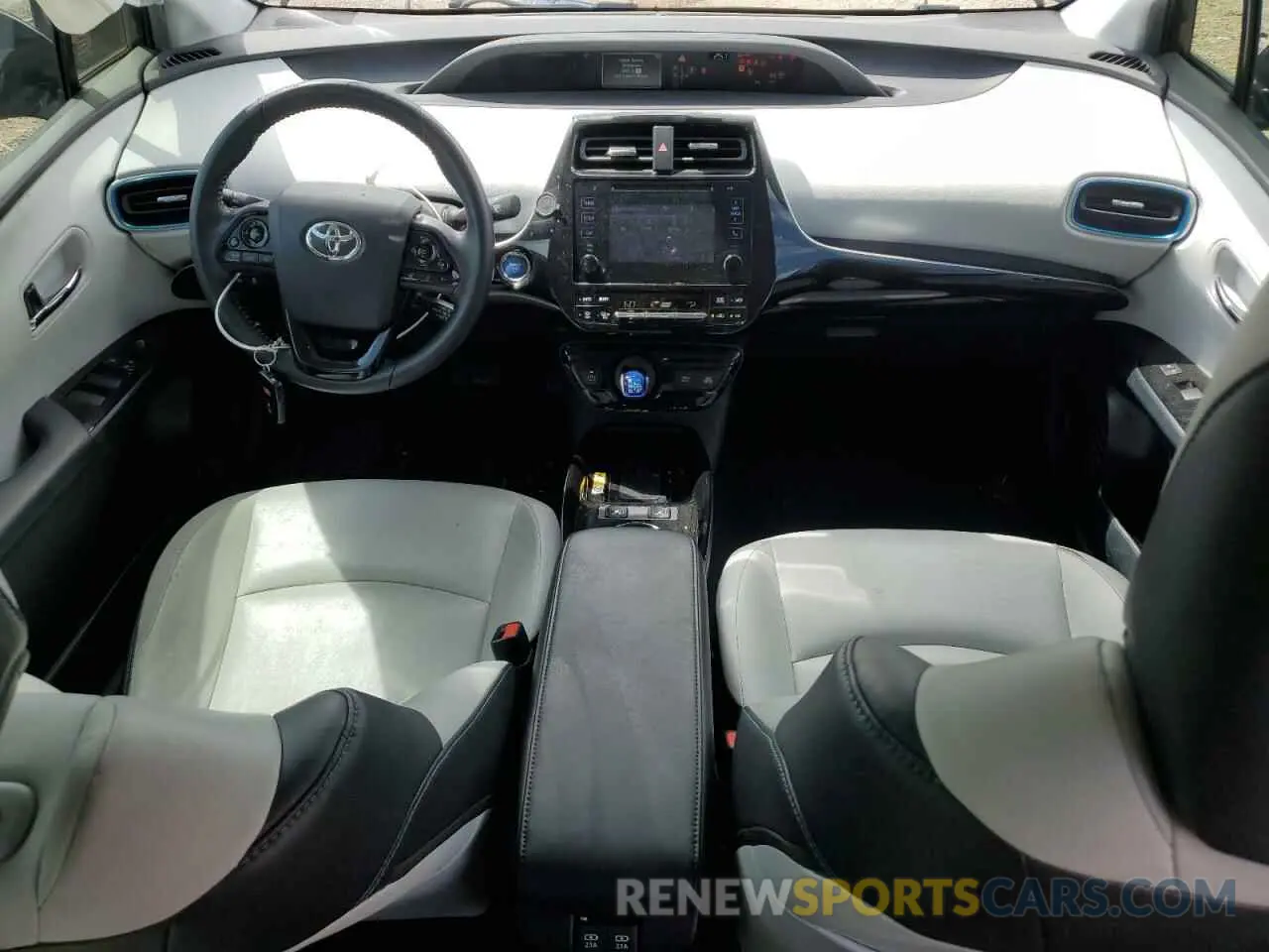 8 fotografías del automóvil dañado JTDKARFU3K3083235 TOYOTA PRIUS 2019