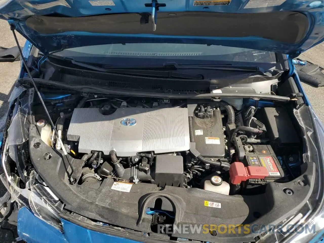 11 fotografías del automóvil dañado JTDKARFU3K3088497 TOYOTA PRIUS 2019