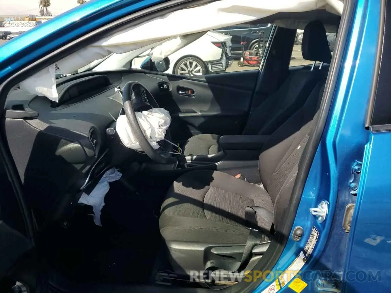 7 fotografías del automóvil dañado JTDKARFU3K3088497 TOYOTA PRIUS 2019