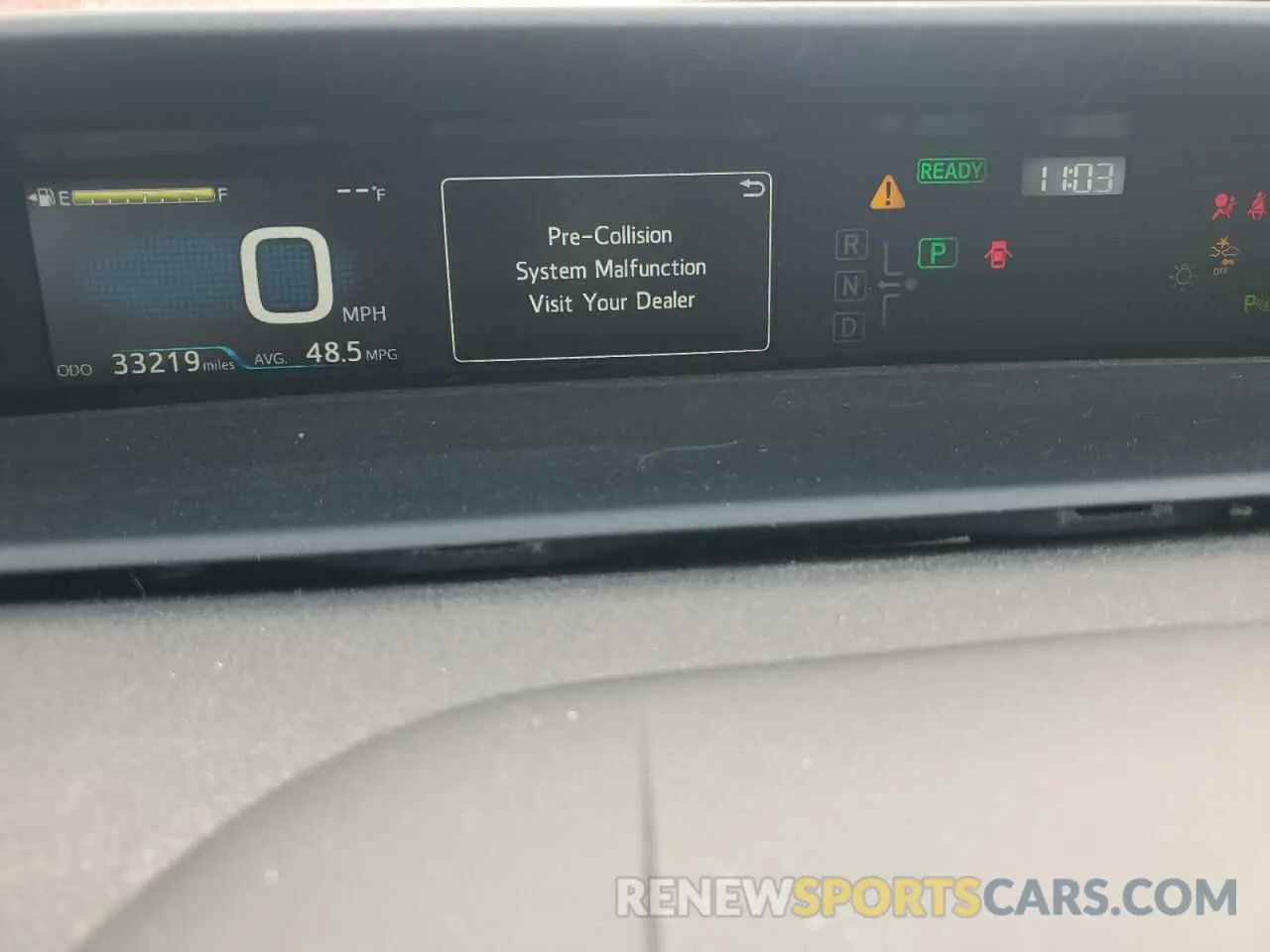 9 fotografías del automóvil dañado JTDKARFU3K3090251 TOYOTA PRIUS 2019