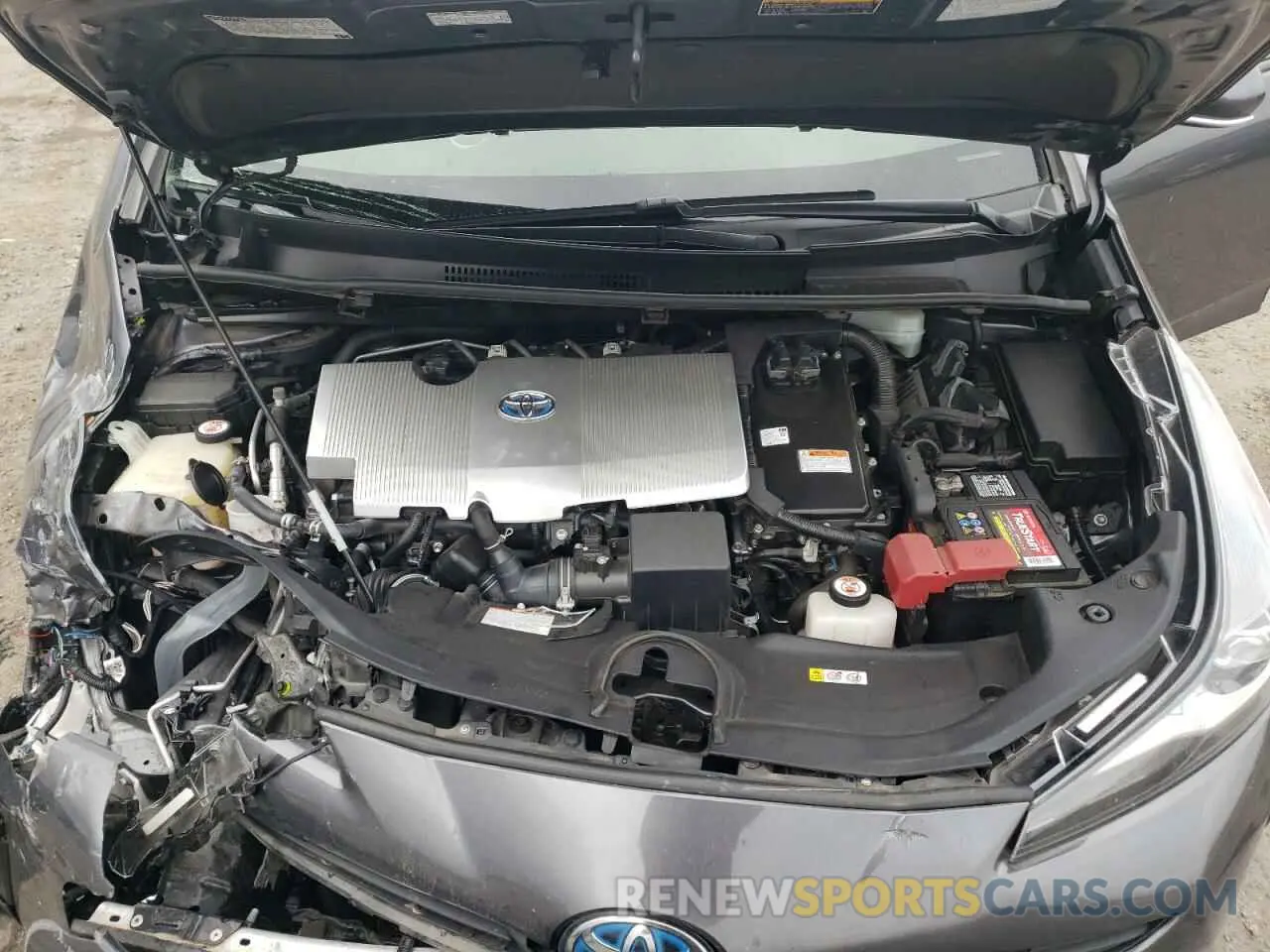 7 fotografías del automóvil dañado JTDKARFU3K3091805 TOYOTA PRIUS 2019