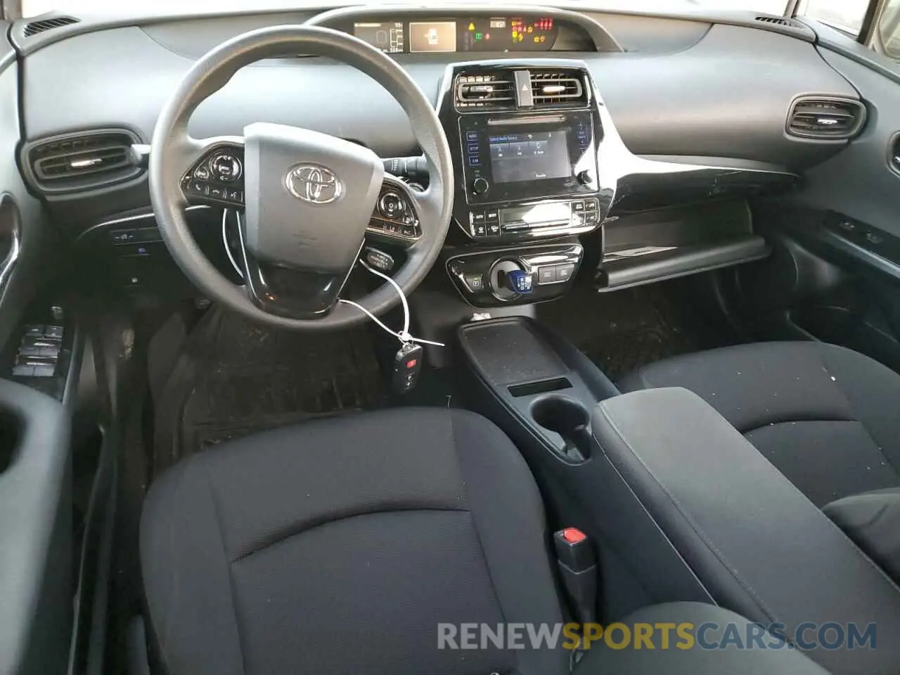 8 fotografías del automóvil dañado JTDKARFU3K3102365 TOYOTA PRIUS 2019