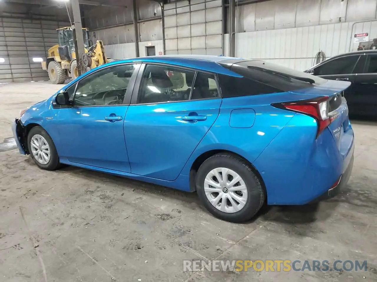 2 fotografías del automóvil dañado JTDKARFU4K3076374 TOYOTA PRIUS 2019