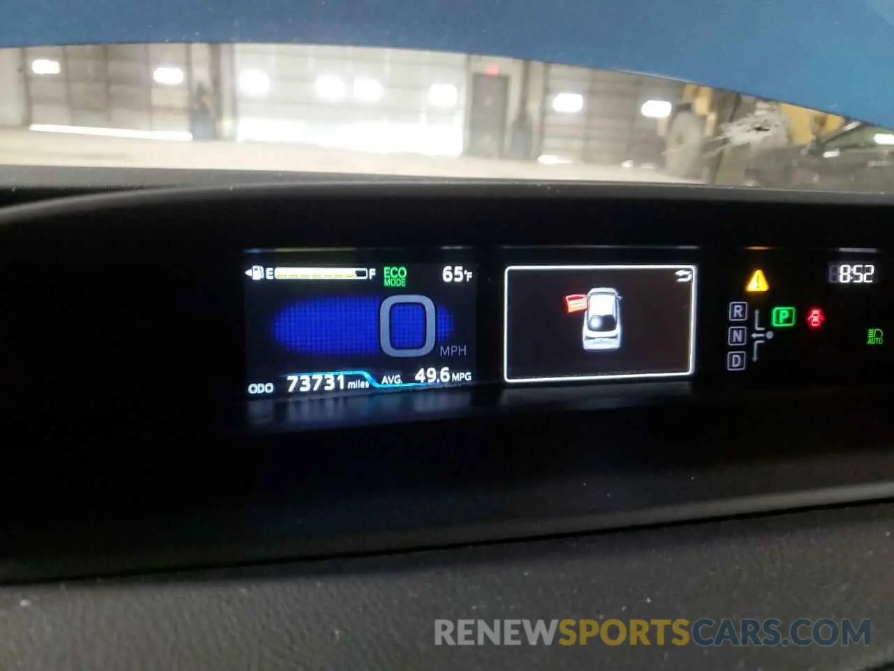 9 fotografías del automóvil dañado JTDKARFU4K3076374 TOYOTA PRIUS 2019