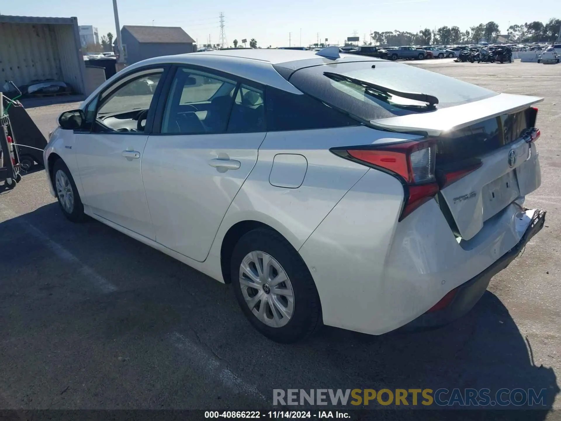 3 fotografías del automóvil dañado JTDKARFU4K3078397 TOYOTA PRIUS 2019