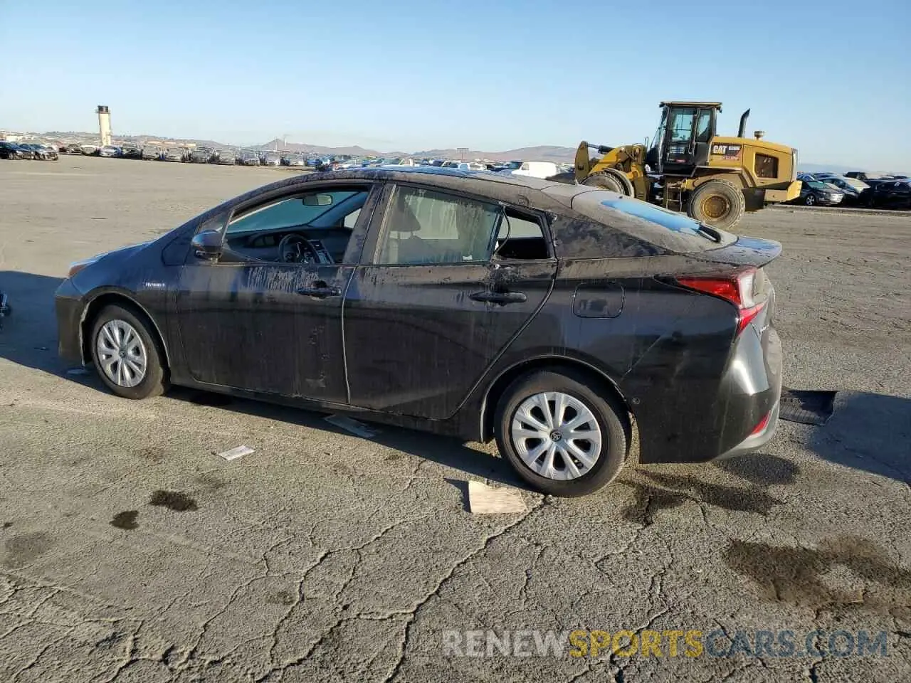 2 fotografías del automóvil dañado JTDKARFU4K3084684 TOYOTA PRIUS 2019