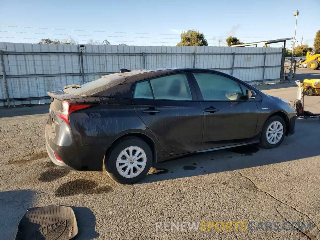 3 fotografías del automóvil dañado JTDKARFU4K3084684 TOYOTA PRIUS 2019