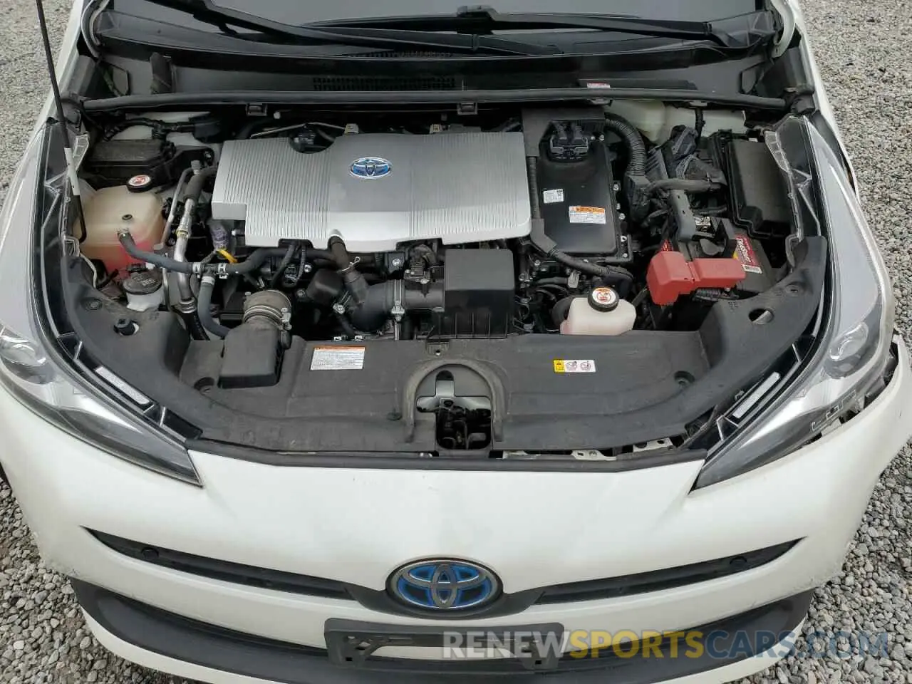 11 fotografías del automóvil dañado JTDKARFU4K3086600 TOYOTA PRIUS 2019