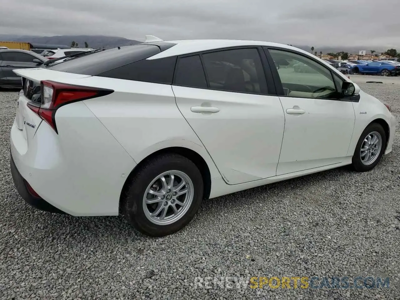 3 fotografías del automóvil dañado JTDKARFU4K3086600 TOYOTA PRIUS 2019