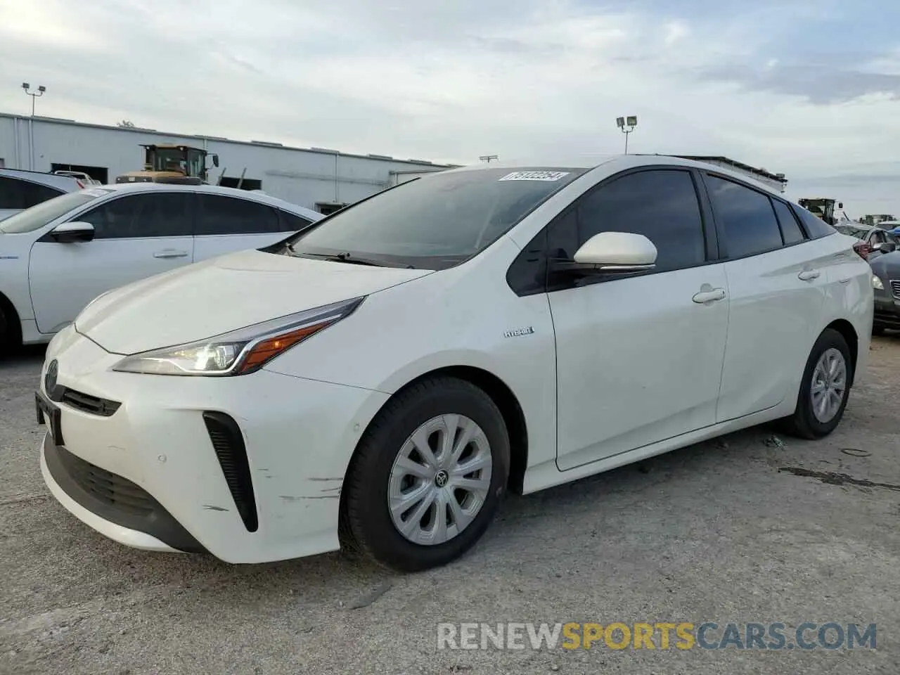 1 fotografías del automóvil dañado JTDKARFU4K3093515 TOYOTA PRIUS 2019