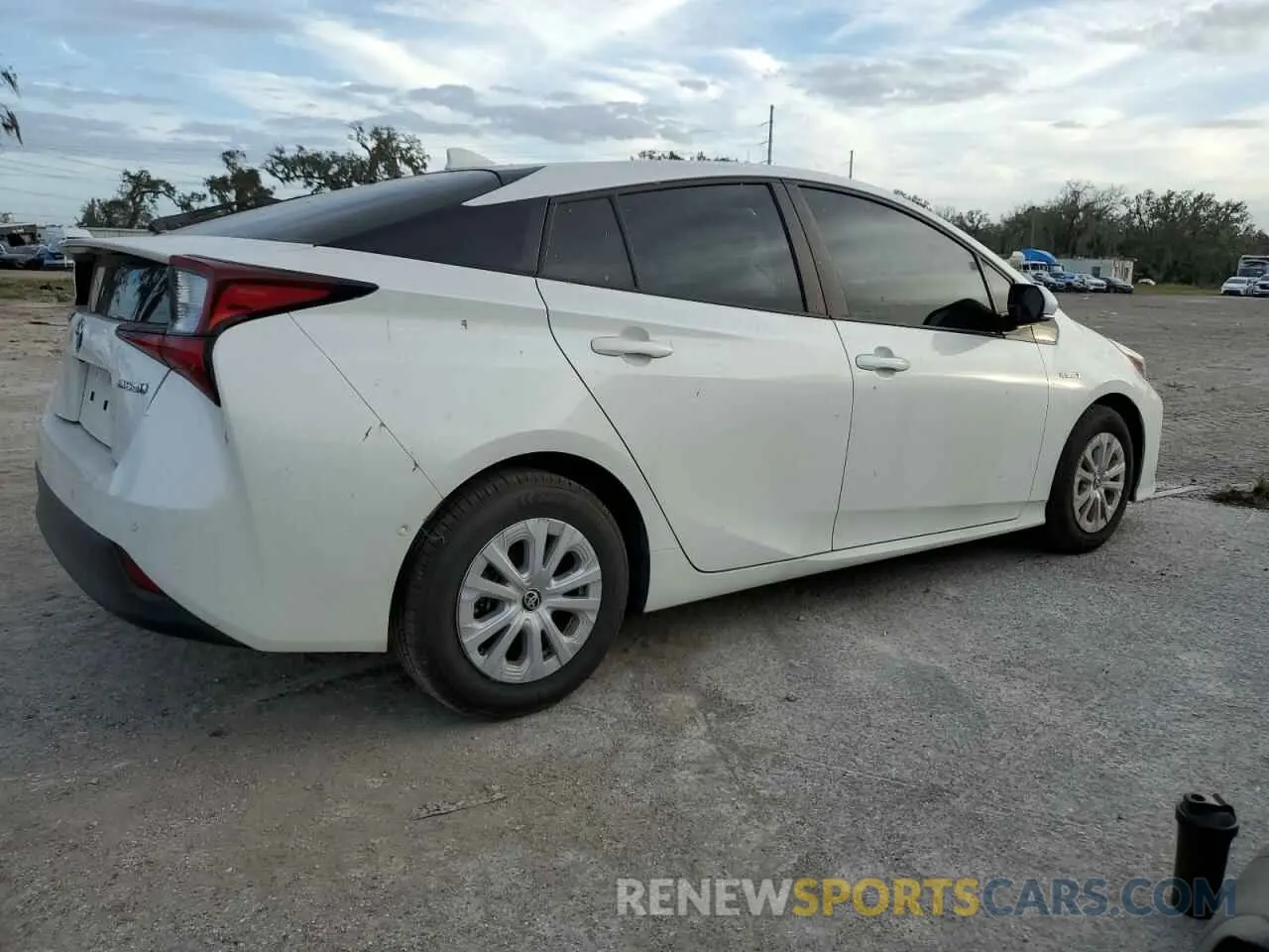 3 fotografías del automóvil dañado JTDKARFU4K3093515 TOYOTA PRIUS 2019